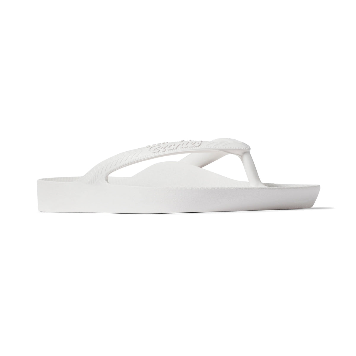 Arch Support Flip Flops - Classic - White